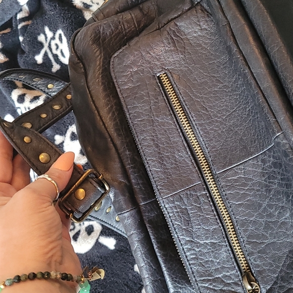 Day and mood pearl crossbody leather purse from Anthropologie - Picture 3 of 8